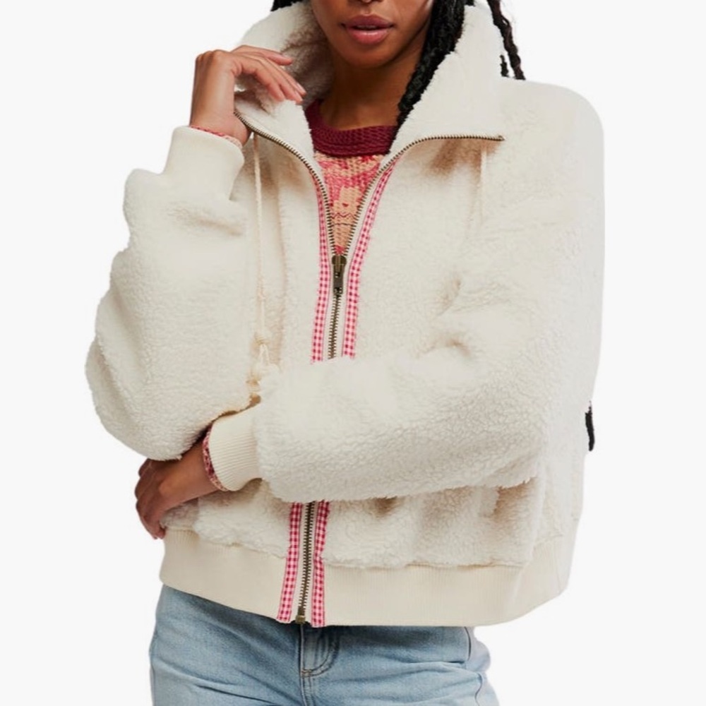 Free People Cream Sweater